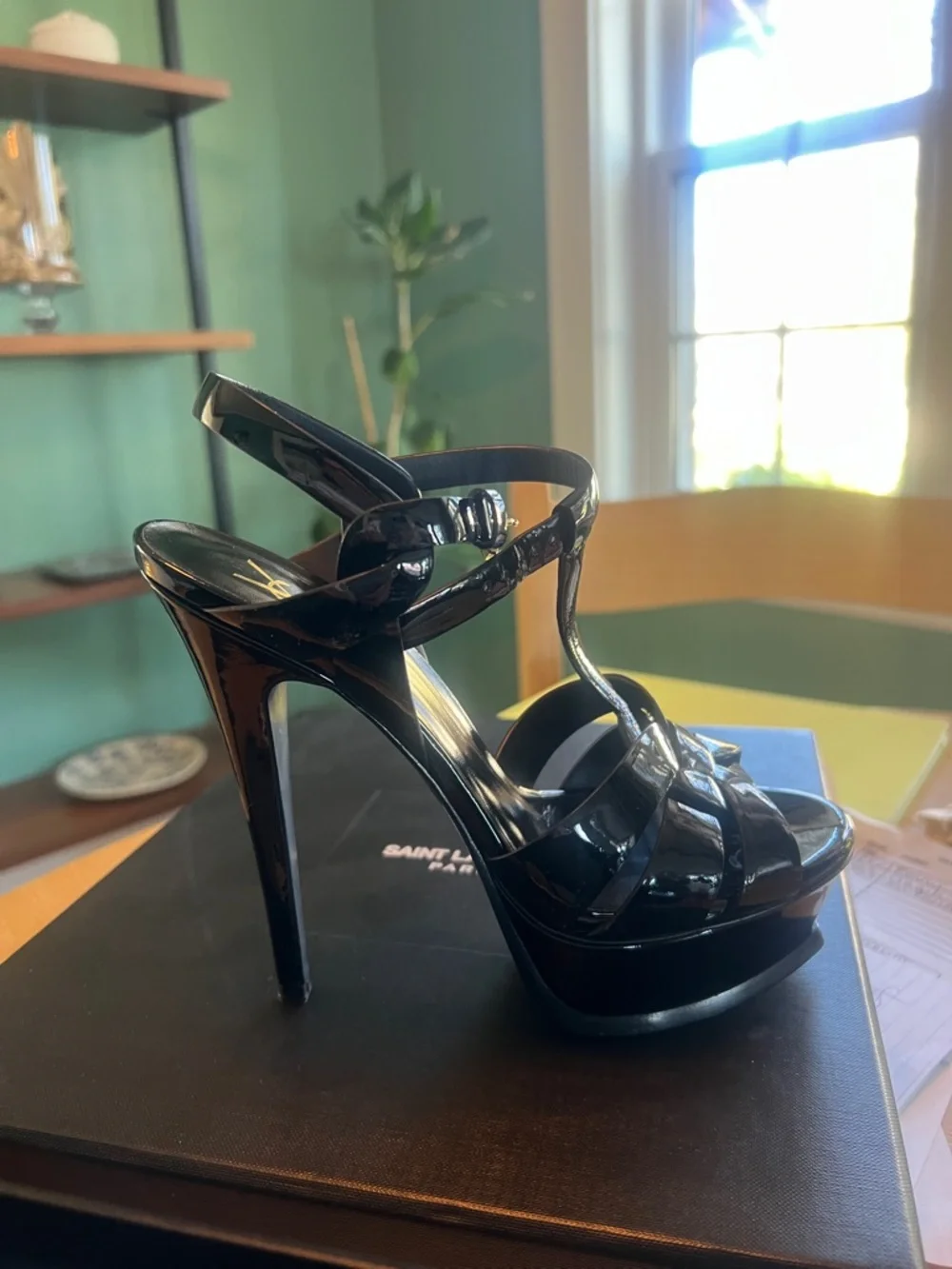 Saint Laurent Black Heels - Picture 5 of 7